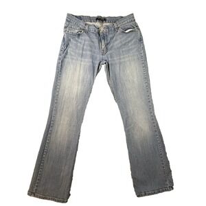 Levi's 524‎ Too Superlow Women's 13M (34x31.5) Blue Bootcut Stretch Jeans